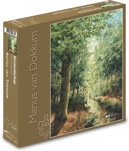 Art Revisited puzzle Paysage forestier - 1000 pièces - Marius van Dokkum