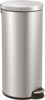 EKO pedaalemmer 30 liter mat RVS - prullenbak soft-close hygiënisch