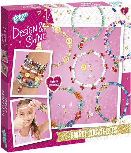 Totum création de bracelets perles - Design & Shine sweet bracelets coffret bijoux