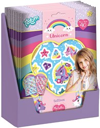 Totum 2 planches de tatouages ??Licorne 071698