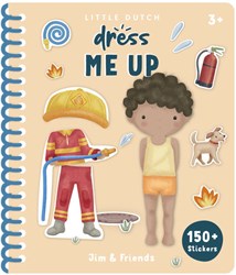 Little Dutch livre d'autocollants livre d'habillage Jim et Friends avec accessoires