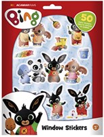 Bambolino Toys Bing autocollants de fenêtre - décoration pour enfants 3+ - 12 pièces