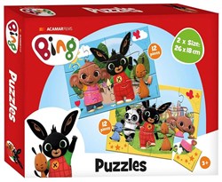 Bambolino Toys Bing puzzel - educatief speelgoed 2 x 12 stukjes