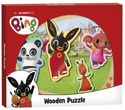 Bambolino Toys Bing houten puzzel - educatief speelgoed voor peuters