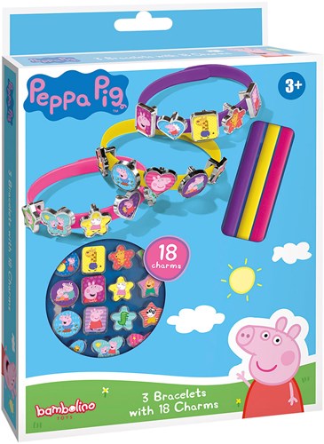 Bambolino Toys Peppa Pig bracelets à glissière kit de création de bijoux - jouet