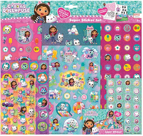 Jeu de super autocollants Totum Gabbys 420380