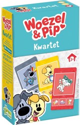 Bambolino Toys kwartetspel Woezel & Pip educatief kaartspel 32 kaarten