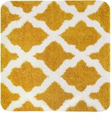 Dutch House bidetmat okergeel 60x60 cm - luxe antislip badmat