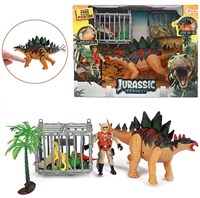 Coffret de jeu dinosaure Stégosaure jouet - set éducatif en carton