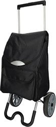 Secc chariot de courses noir - grand caddie 44 litres