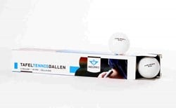 Angel Sports balles de tennis de table blanches 6 pièces 40mm en boîte