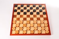 LongField Games Schaakbord/Dambord Veld 42 cm-3