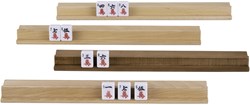 Engelhart Games Mah Jong houten latten klein 35cm spelaccessoire