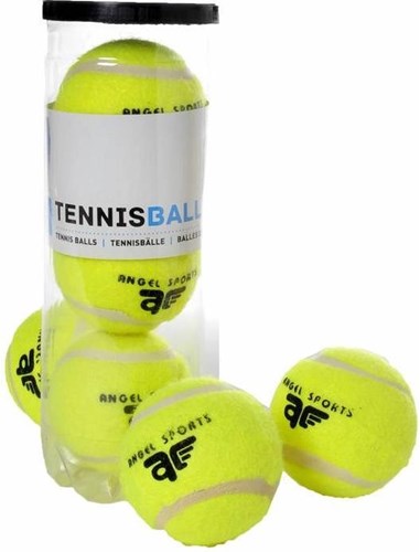 Angel Sports set de balles de tennis 3 pièces en tube jaune pour enfants-2