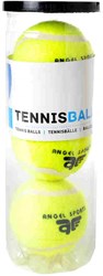 Angel Sports set de balles de tennis 3 pièces en tube jaune pour enfants