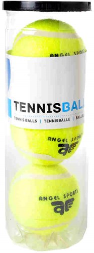 Angel Sports set de balles de tennis 3 pièces en tube jaune pour enfants