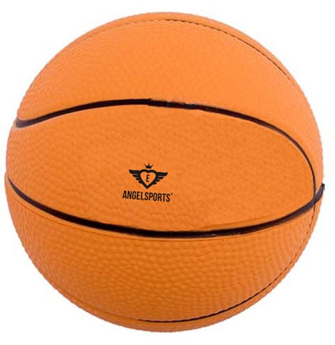 Angel Sports basketbal soft foam 12,5cm oranje speelgoedbal