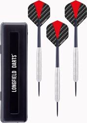 Darts Nickelsilver Blister steeltip dartpijlen rood 23 gram