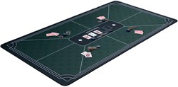 Engelhart Games pokerkleed groen 138x79cm - professioneel speelkleed