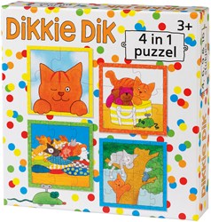 Bambolino Toys Dikkie Dik 4-1 puzzel - 4+6+9+16 stukjes