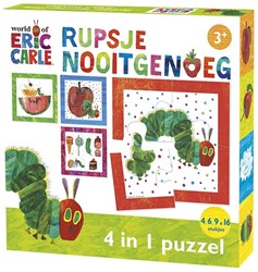 Bambolino Toys Rupsje Nooitgenoeg 4-1 puzzel - 4+6+9+16 stukjes