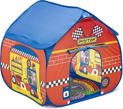 Pop It Up Pitstop - Speeltent met bedrukte Bodem - Snel opbouwen & afbreken door pop-up mechanisme - Voor jongens & meisjes - Formule 1
