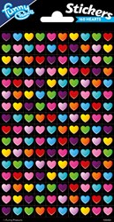 Stickervel Twinkle - Hartjes