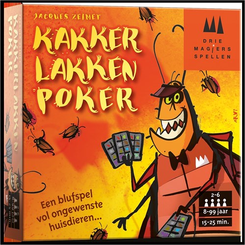 999 Games kaartspel Kakkerlakkenpoker voor kinderen en volwassenen 8+