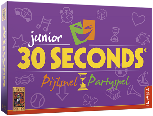 999 Games jeu de société 30 Seconds Junior 7plus jeu éducatif enfants
