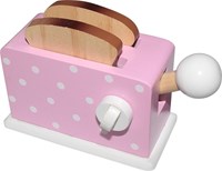 Simply Broodrooster roze polkadot 37185