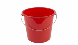 Emmer plastic 5 liter rood - speelgoedemmer voor kinderen