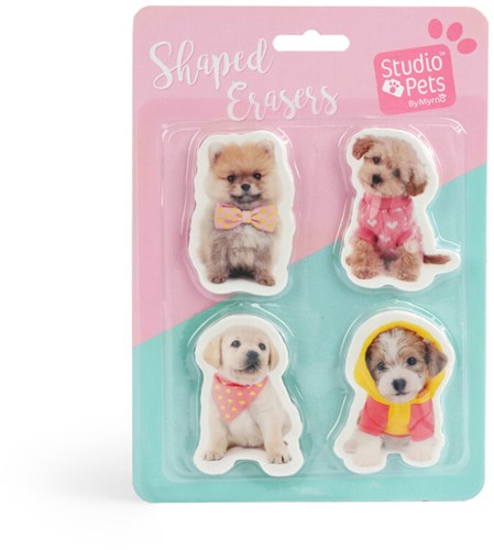 Studio Pets gommen - schattige dieren uitwisbaar speelgoed