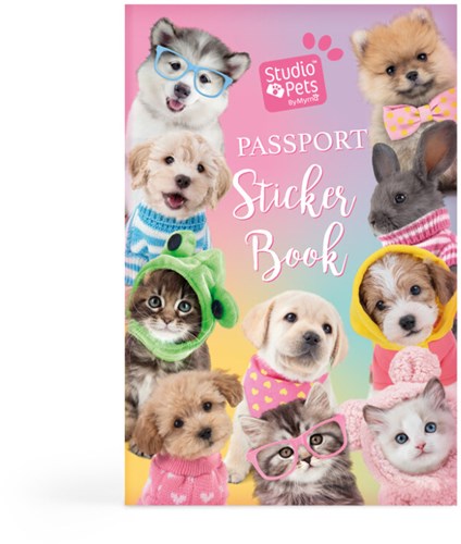 Studio Pets stickerboek koffer - Creatief speelgoed stickerplezier