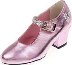 Souza Schoentjes hoge hak Madeleine, roze metallic, mt 30 (1 paar)