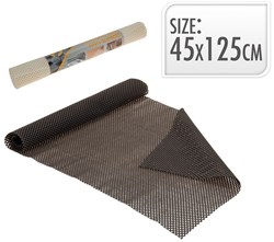 Antislip mat wit grijs rubber 45x125cm antislipmat kast tafel