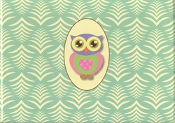 Harlekijn Boîte à bijoux avec musique. Hibou. 3+