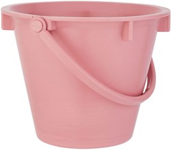 Seau Rolf pour tamis de sable ECO rose clair 2,5+