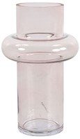 Countryfield vase verre rose décoration moderne 20cm vase à fleurs
