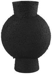 Countryfield vase métal noir design moderne 23cm décoration