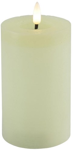 Countryfield bougie LED pilier rustique crème 12,5 cm - éclairage d'ambiance