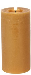 Countryfield bougie LED pilier rustique ambre 15cm - décoration chaleureuse