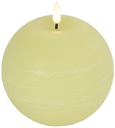 Countryfield bougie boule LED - éclairage d'ambiance intérieur, crème