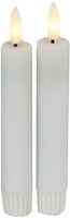 Countryfield LED dinerkaarsen wit 15cm 2 stuks - sfeervolle verlichting
