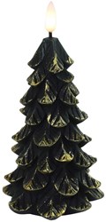Countryfield bougie sapin LED verte 17,5cm - ambiance chaleureuse