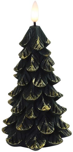 Countryfield bougie sapin LED verte 17,5cm - ambiance chaleureuse