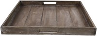 Countryfield dienblad speelgoed karton vierkant Claudina 50cm bruin