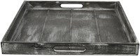 Plateau jouet Countryfield carré Claudina 40cm gris décoratif
