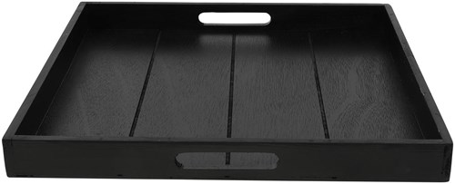 Countryfield plateau jouet carton carré Claudina 40cm noir