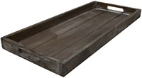Countryfield dienblad hout bruin Claudina S 21x48cm rechthoekig