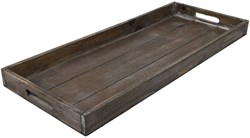 Countryfield Dienblad Claudina M bruin 24x60x4cm